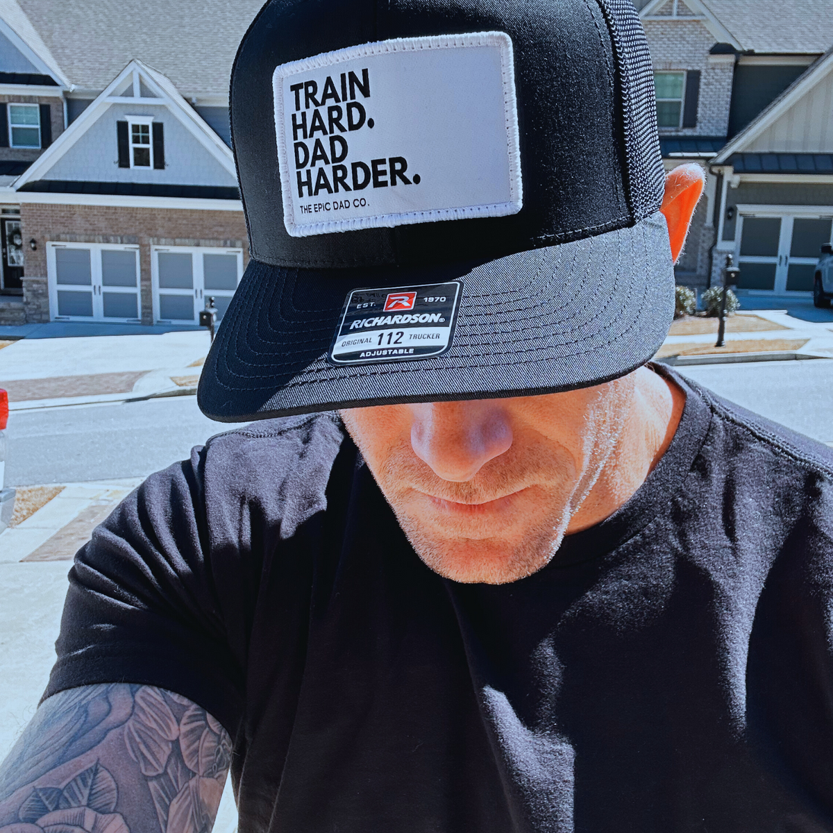 Train Hard. Dad Harder. Snapback