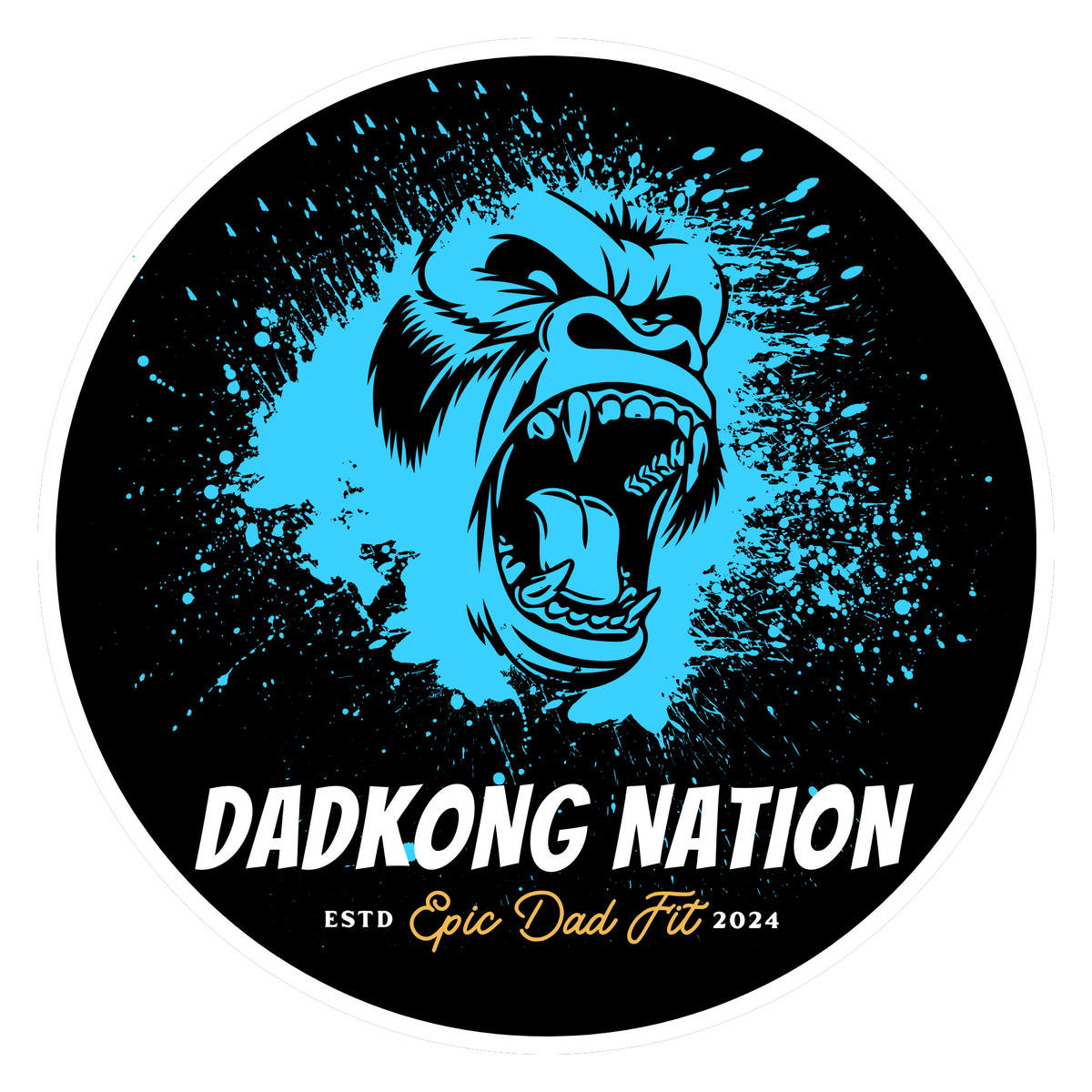 DadKong Nation Sticker