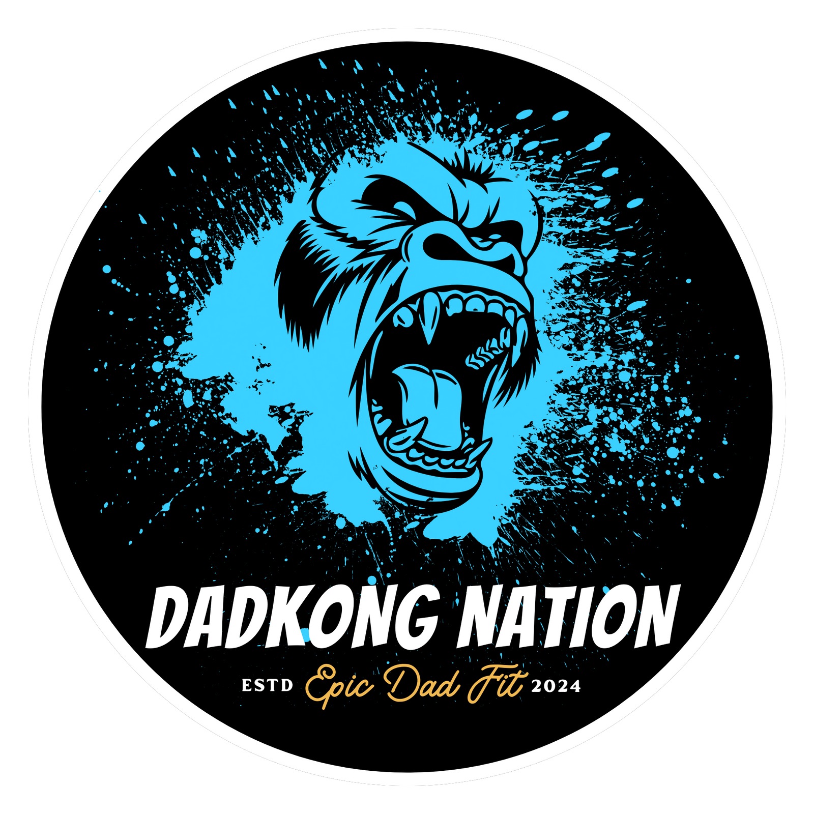 DadKong Nation Sticker