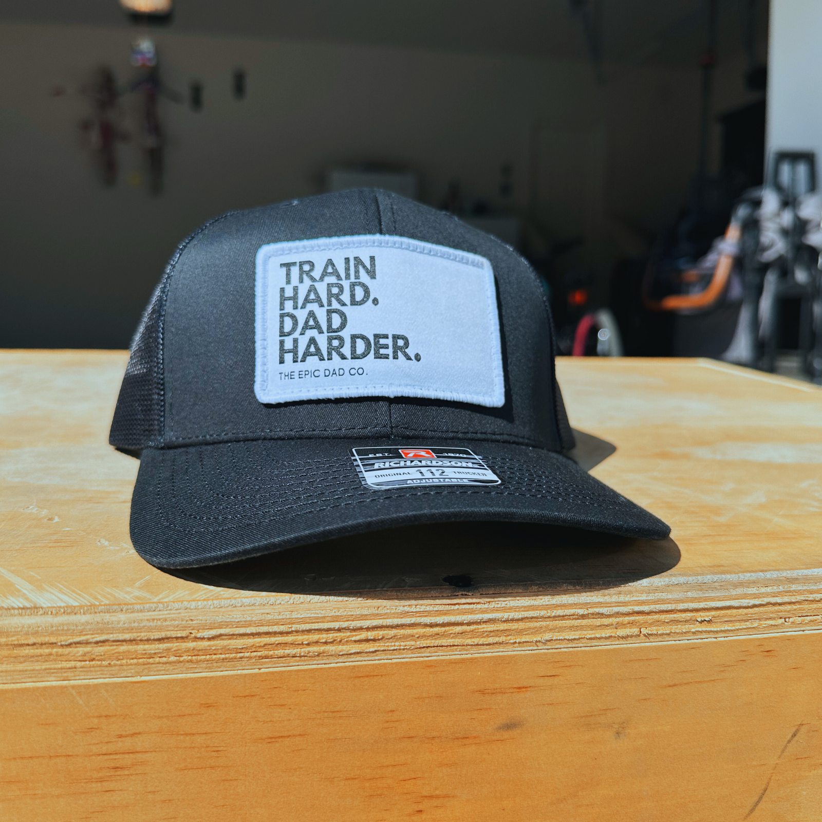 Train Hard. Dad Harder. Snapback
