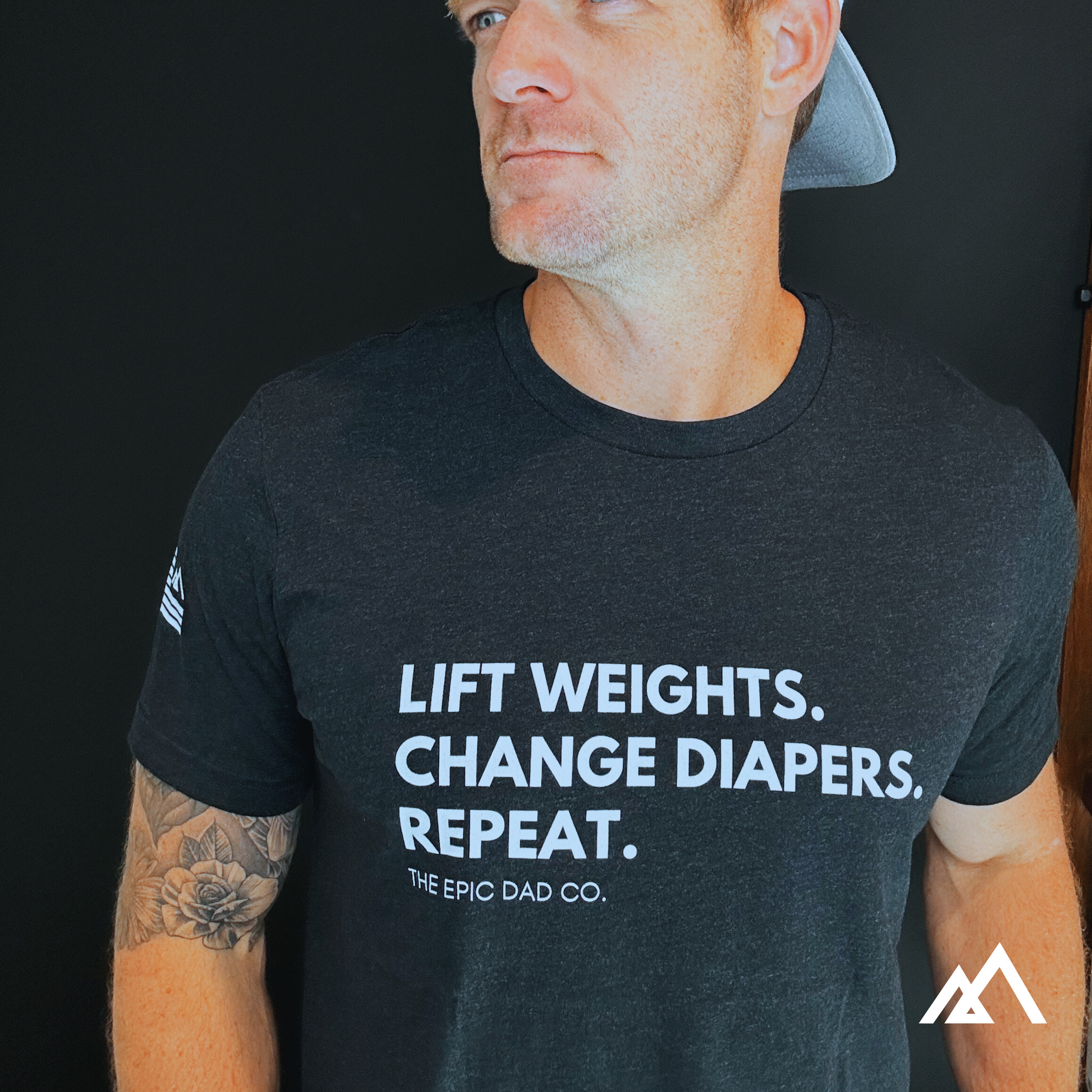Lift Weights. Change Diapers. (Black)