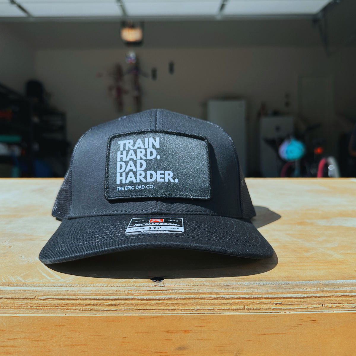 Train Hard. Dad Harder. Snapback