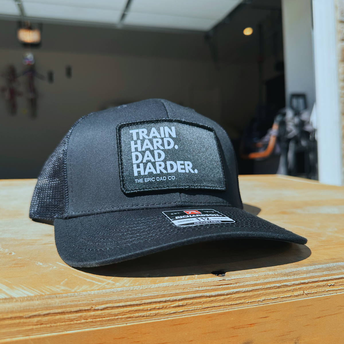 Train Hard. Dad Harder. Snapback