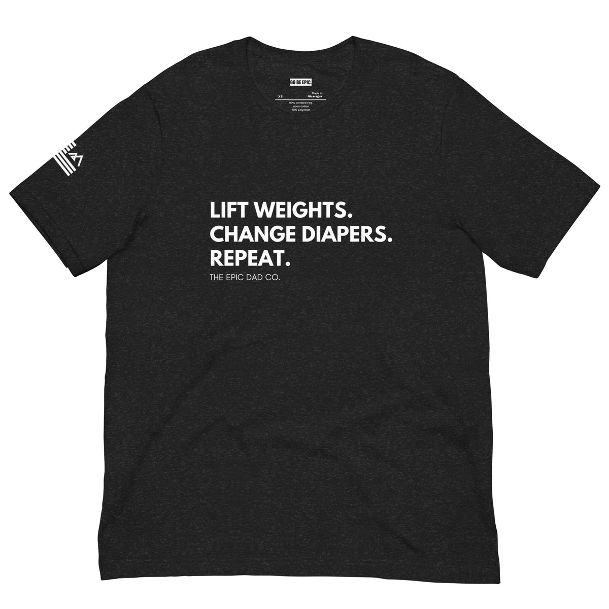 Lift Weights. Change Diapers. (Black)