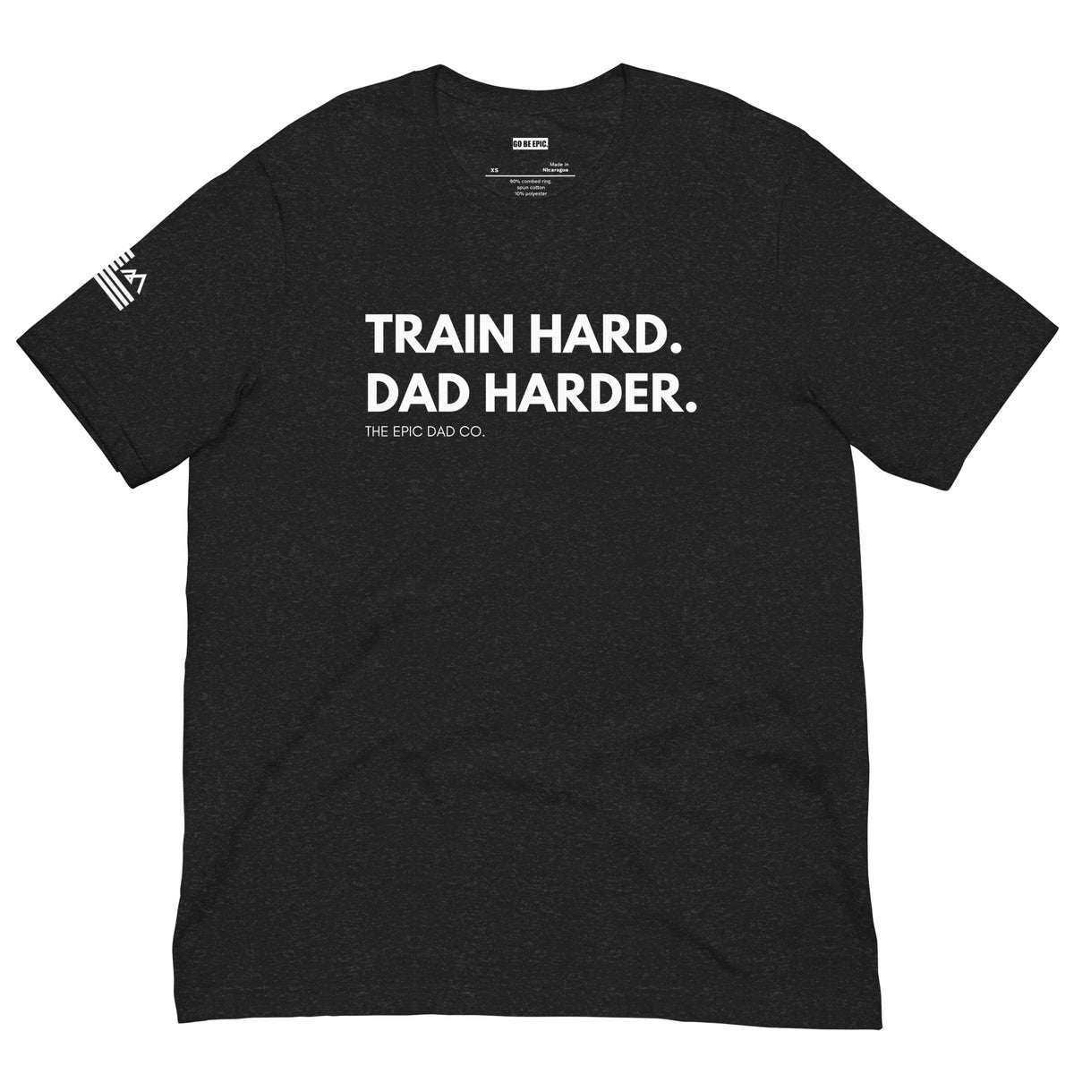 Train Hard. Dad Harder. (Black)